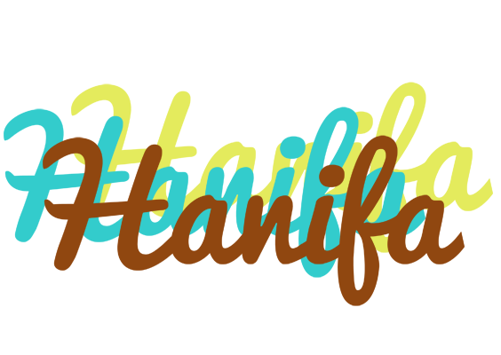 Hanifa cupcake logo