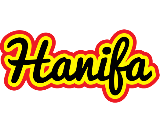 Hanifa flaming logo