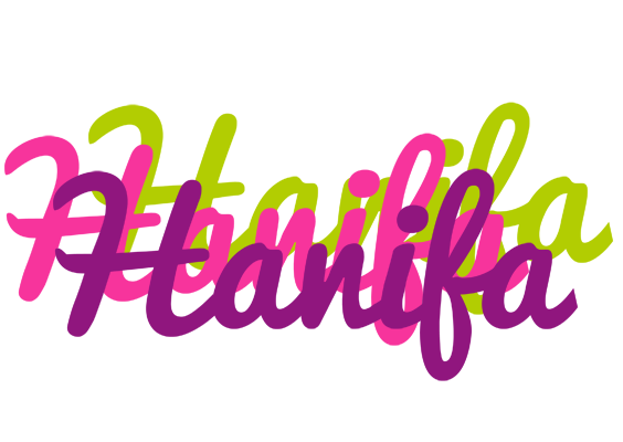 Hanifa flowers logo