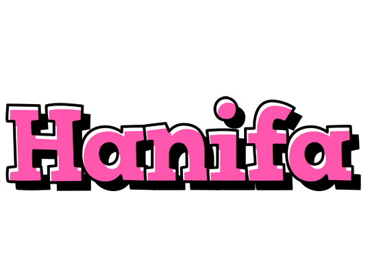 Hanifa girlish logo