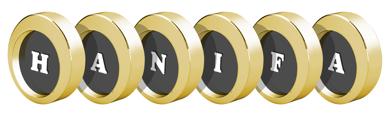 Hanifa gold logo
