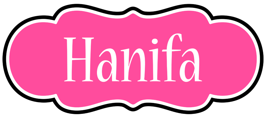 Hanifa invitation logo