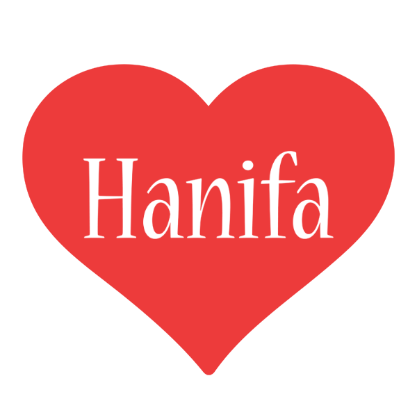 Hanifa love logo