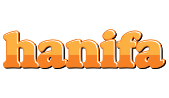 Hanifa orange logo