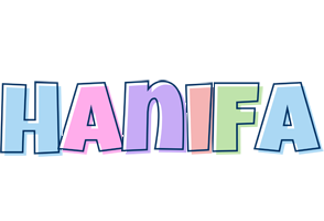 Hanifa pastel logo