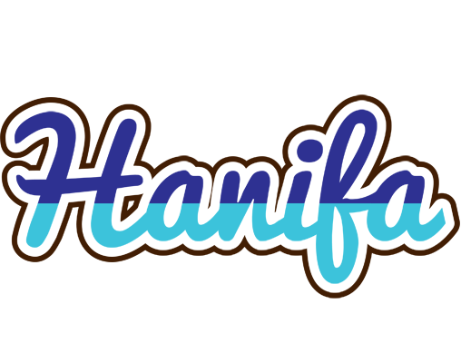 Hanifa raining logo