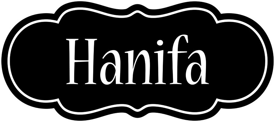 Hanifa welcome logo