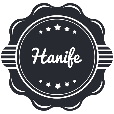 Hanife badge logo