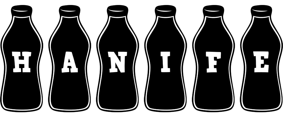 Hanife bottle logo