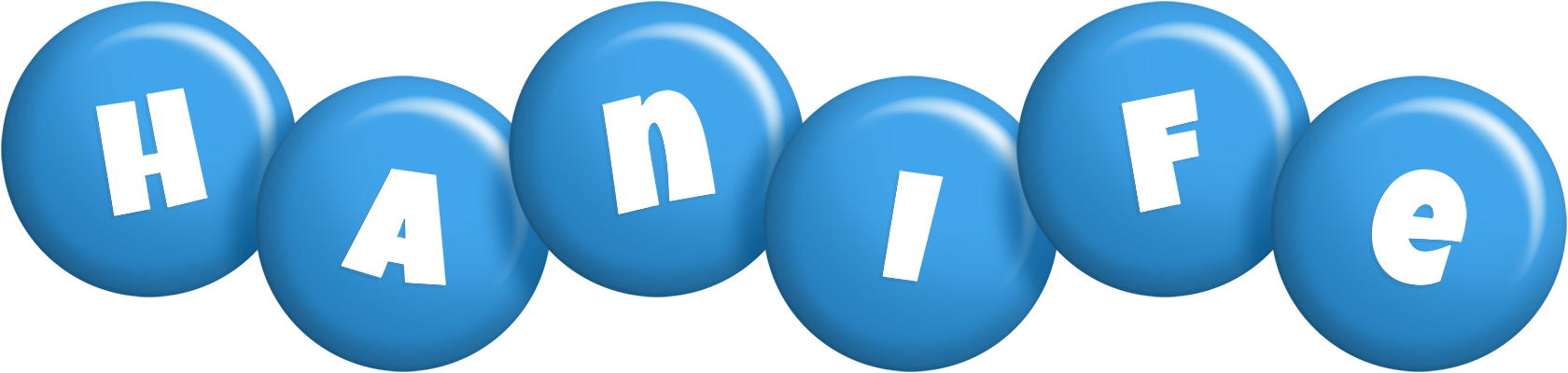 Hanife candy-blue logo