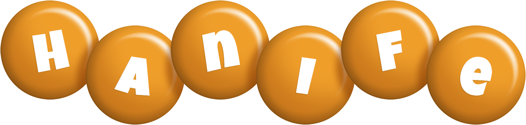 Hanife candy-orange logo