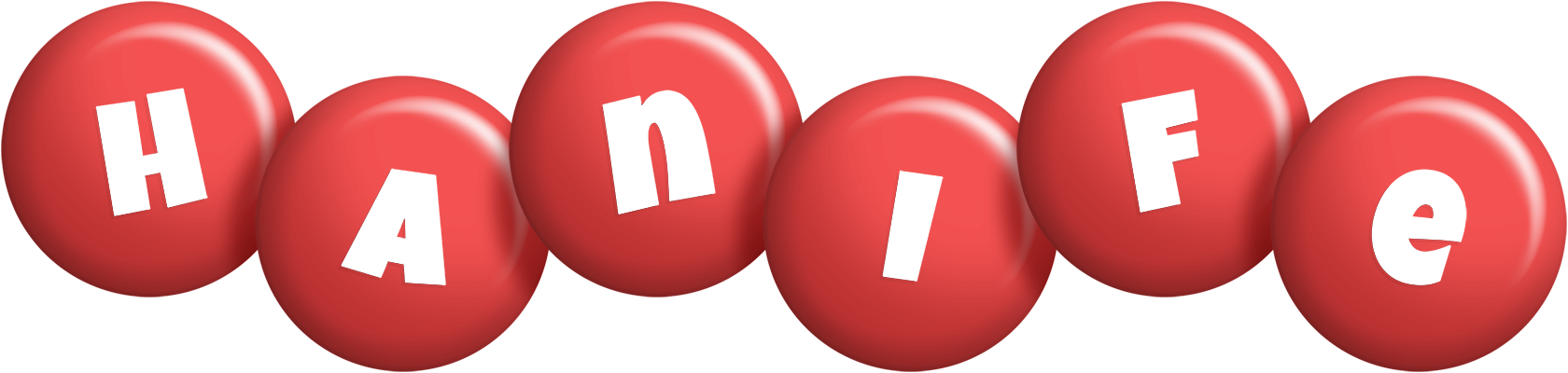 Hanife candy-red logo