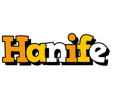 Hanife cartoon logo