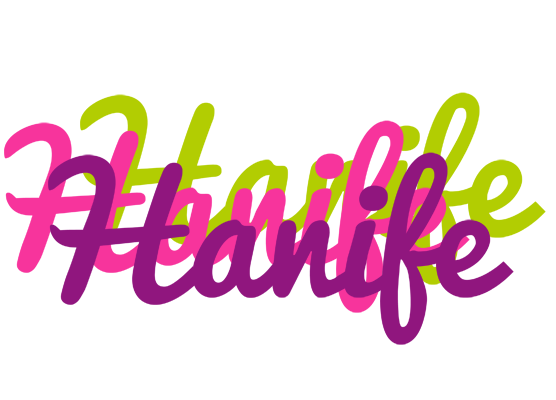 Hanife flowers logo