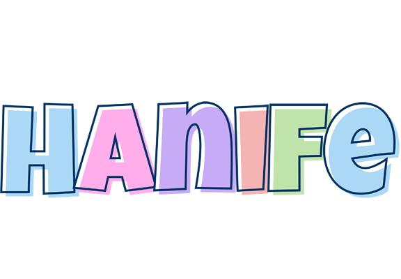 Hanife pastel logo