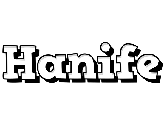Hanife snowing logo