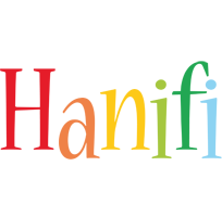 Hanifi birthday logo