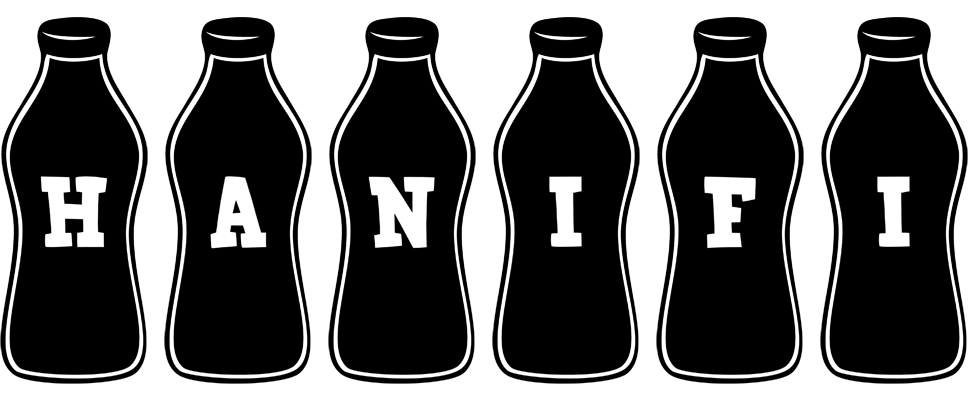 Hanifi bottle logo