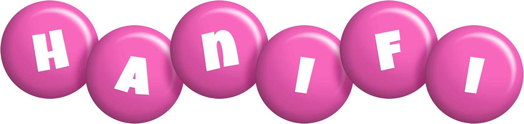 Hanifi candy-pink logo