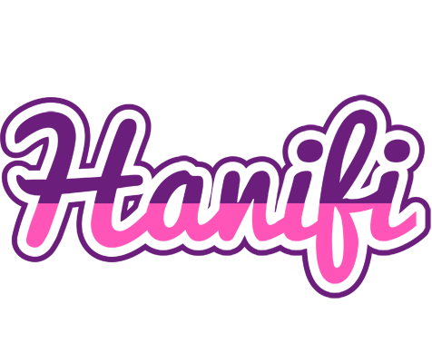 Hanifi cheerful logo