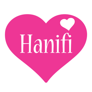 Hanifi love-heart logo