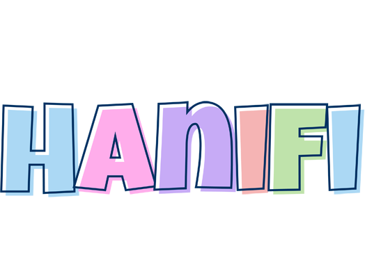 Hanifi pastel logo