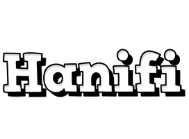 Hanifi snowing logo