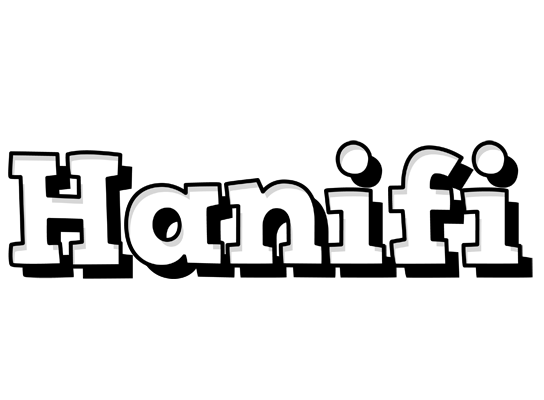 Hanifi snowing logo