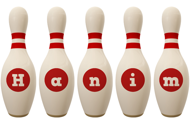 Hanim bowling-pin logo