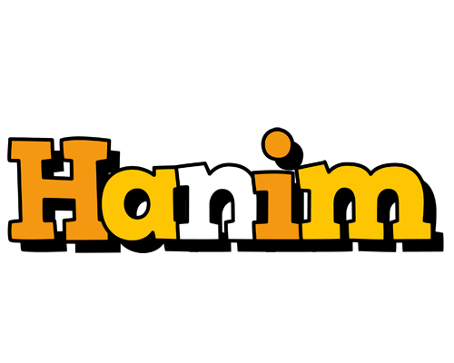 Hanim cartoon logo
