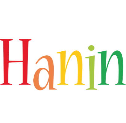 Hanin birthday logo