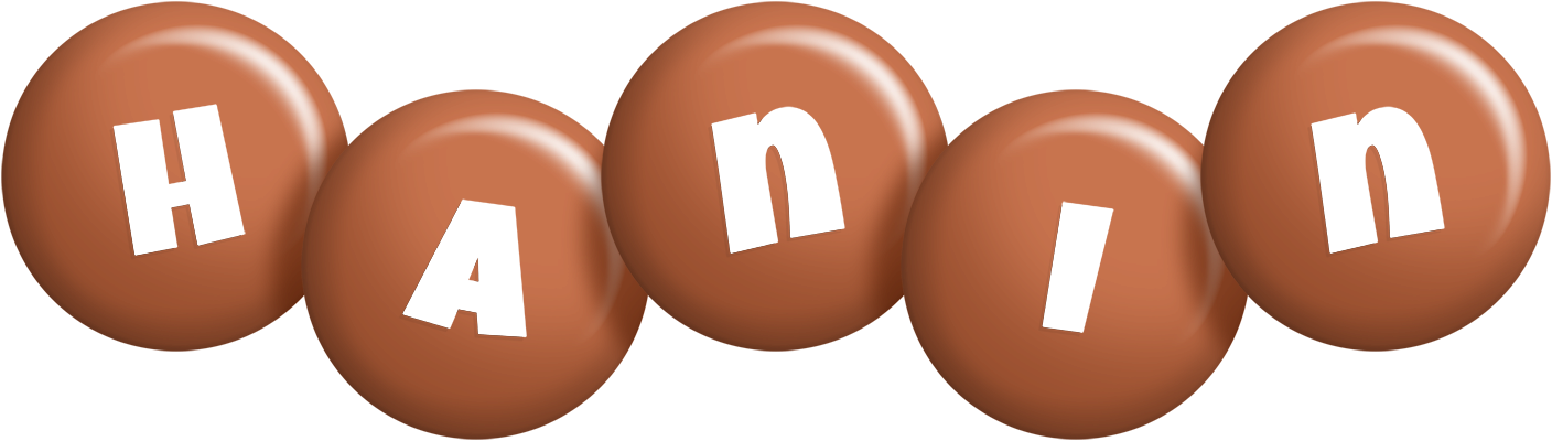 Hanin candy-brown logo
