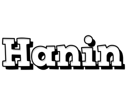 Hanin snowing logo