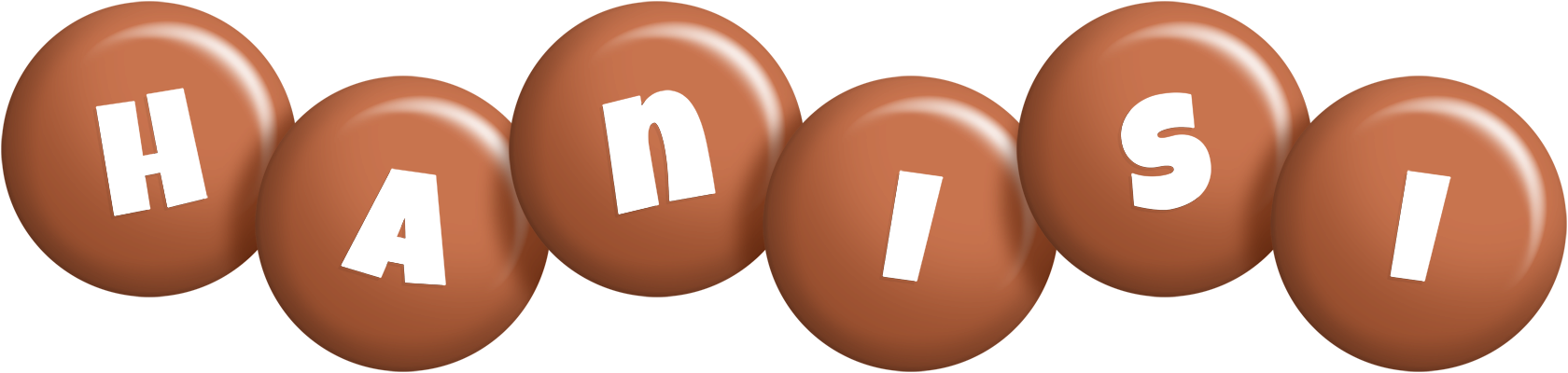 Hanisi candy-brown logo