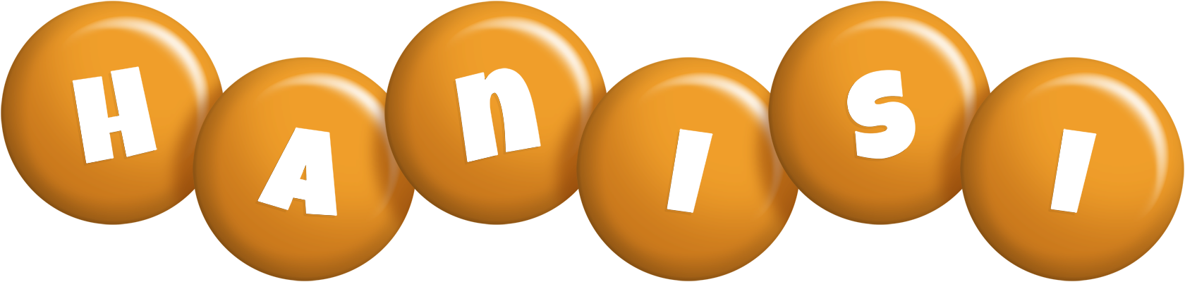 Hanisi candy-orange logo