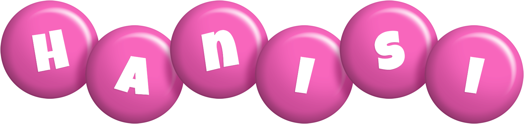 Hanisi candy-pink logo