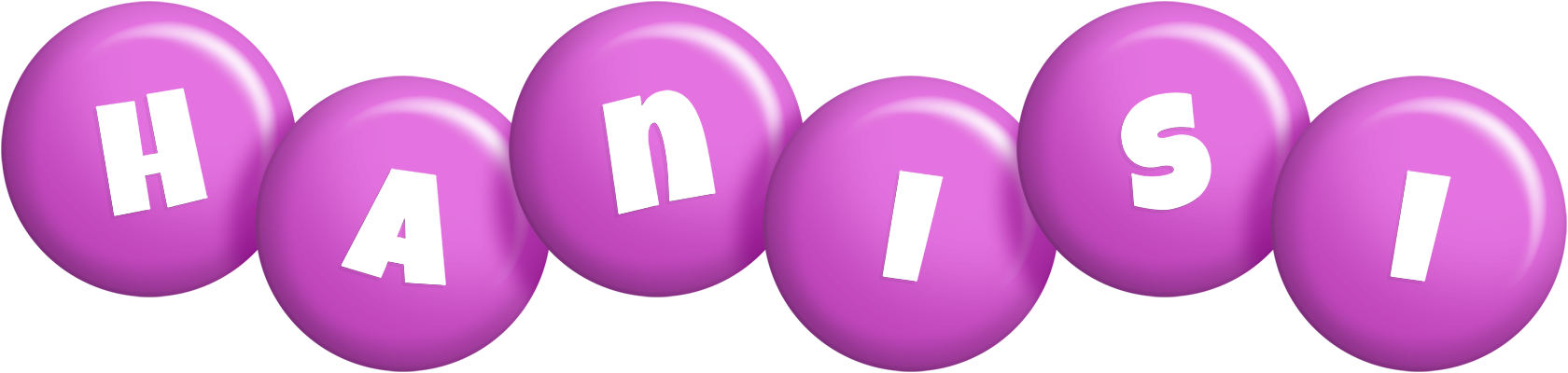 Hanisi candy-purple logo