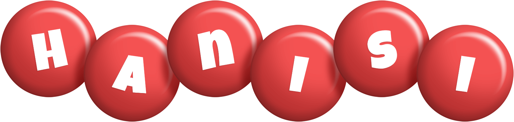 Hanisi candy-red logo