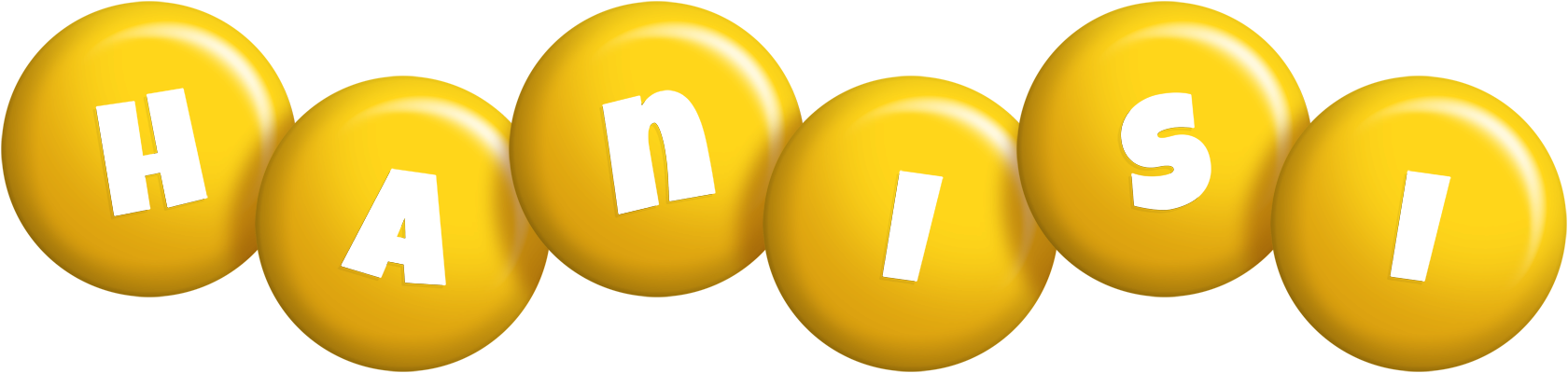 Hanisi candy-yellow logo