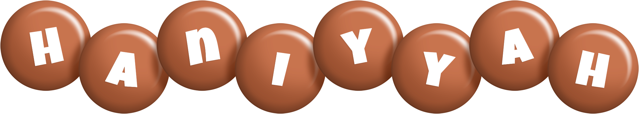 Haniyyah candy-brown logo