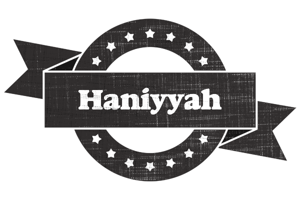 Haniyyah grunge logo