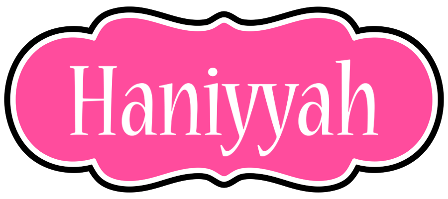 Haniyyah invitation logo