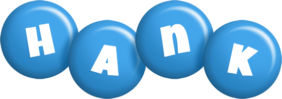 Hank candy-blue logo