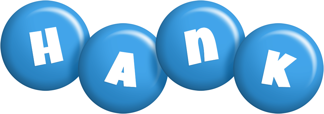 Hank candy-blue logo