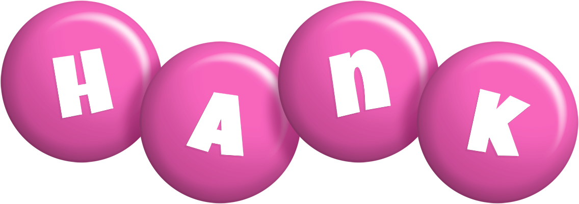 Hank candy-pink logo