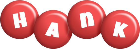 Hank candy-red logo