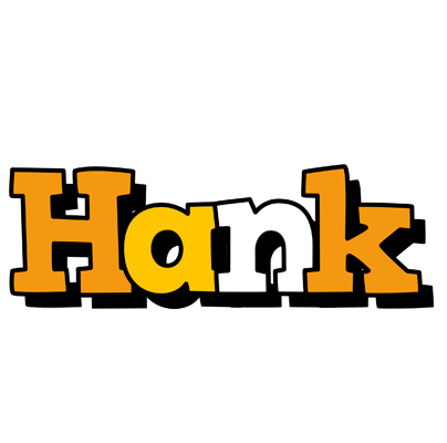 Hank cartoon logo