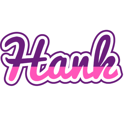 Hank cheerful logo