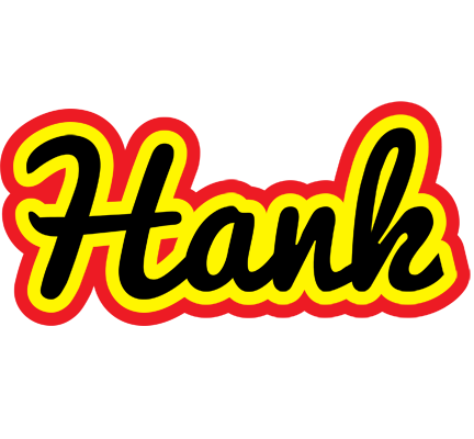 Hank flaming logo