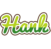 Hank golfing logo